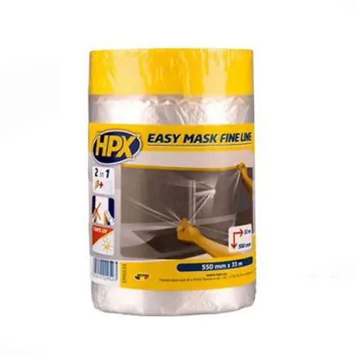 HPX EASY MASK FINE LINE 4750 MASKING FILM TAPE 550MMX33M