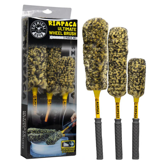 CHEMICAL GUYS Rimpaca Ultimate Wheel Brush Set (3 Pcs)
