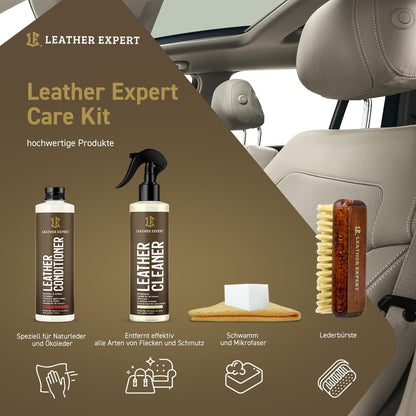 Kit d'entretien du cuir Leather Expert « Car Care Kit »