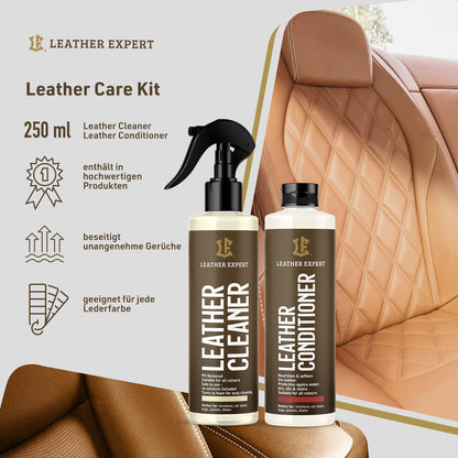 Kit d'entretien du cuir Leather Expert « Car Care Kit »