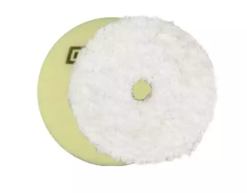 DELTA FIBER PRO PAD TAMPON DE POLISSAGE MICROFIBRE MEDIUM JAUNE