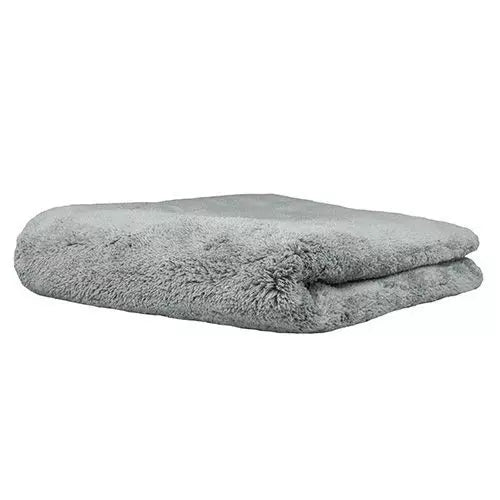THICK WOOL MAMMOTH MICROFIBER DRYING TOWEL GREY 60 X 90 CM