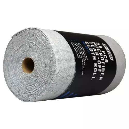 WORKHORSE MICROFIBER TOWEL GREY ROLL 30 X 30 CM 50 PIECES