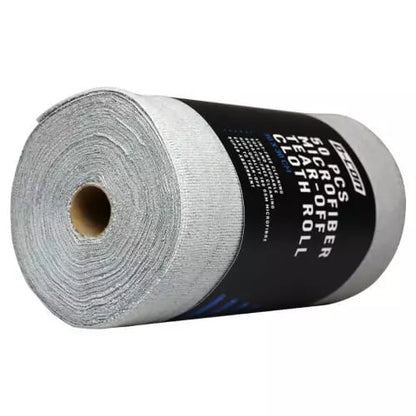 WORKHORSE MICROFIBER TOWEL GREY ROLL 30 X 30 CM 50 PIECES