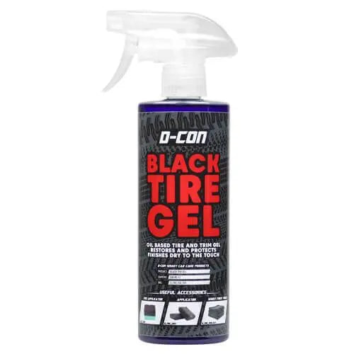 DARK BLACK TIRE GEL DRESSING PNEUS