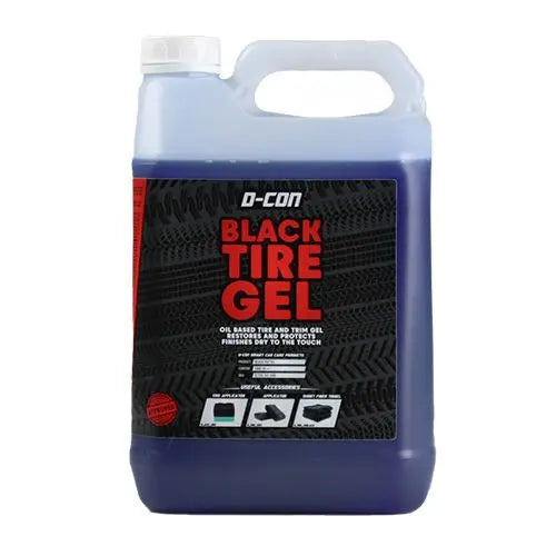DARK BLACK TIRE GEL DRESSING PNEUS