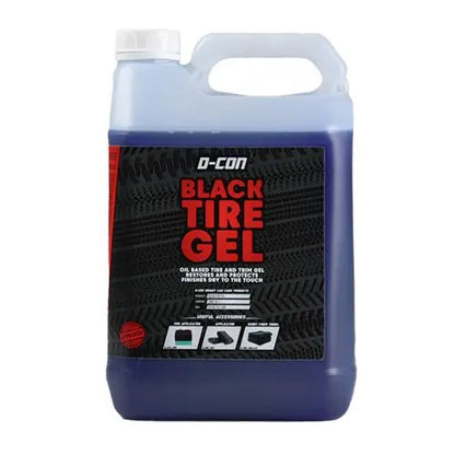 DARK BLACK TIRE GEL DRESSING PNEUS