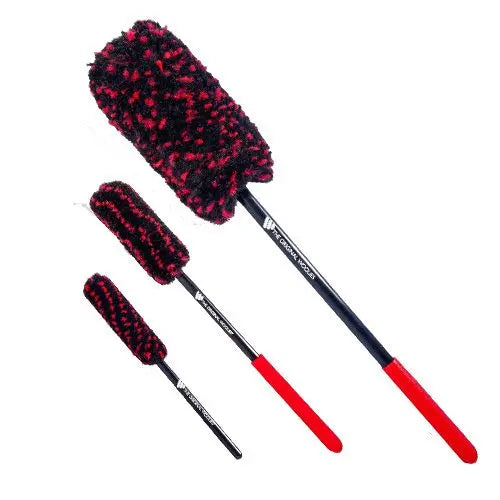 BRAUN WHEEL WOOLIES WHEELBRUSHES 3 PIECES