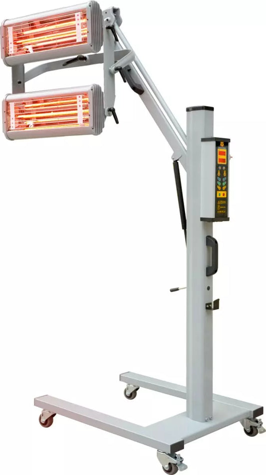 INFRARED SHORT WEAVE PAINT DRYER 200X GOLD 2 X 1100W