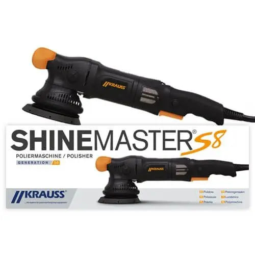 Skip to the beginning of the images gallery KRAUSS SHINEMASTER S08 DUAL ACTION ORBITAL POLISHER 8MM THROW V2