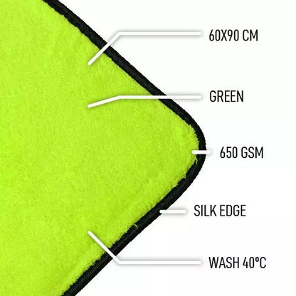FAST MAMMOTH DRYING TOWEL GREEN 60 X 90 CM