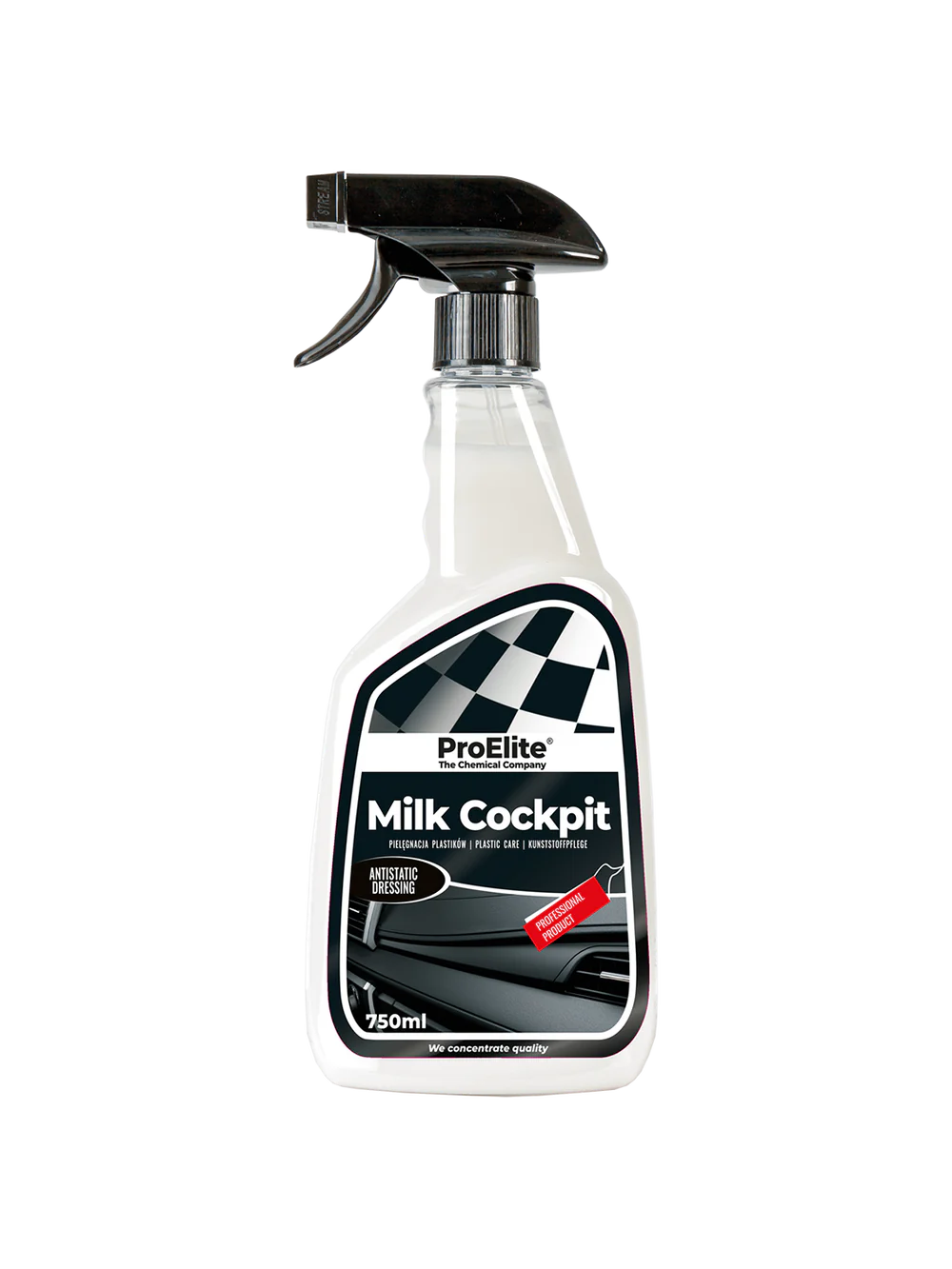 ProElite Milk Cockpit - Nettoyant & Dressing plastique intérieur